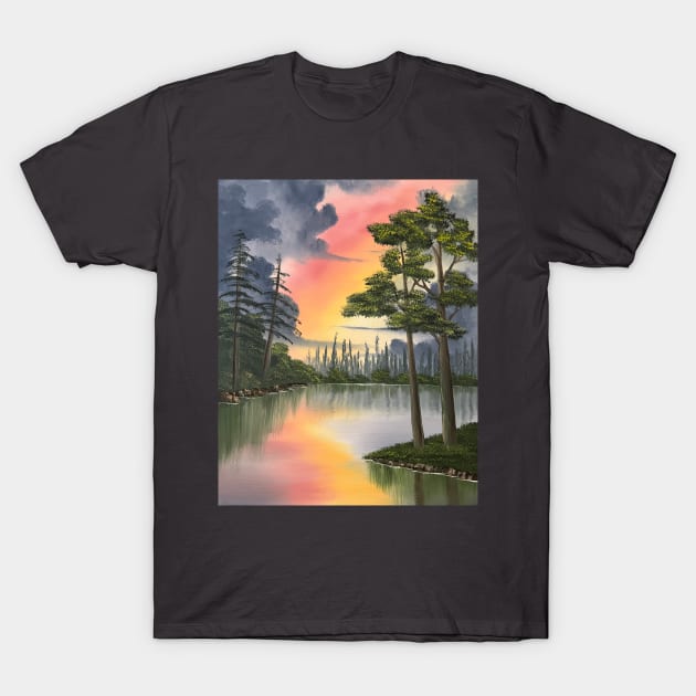 Stormy Stream T-Shirt by J&S mason